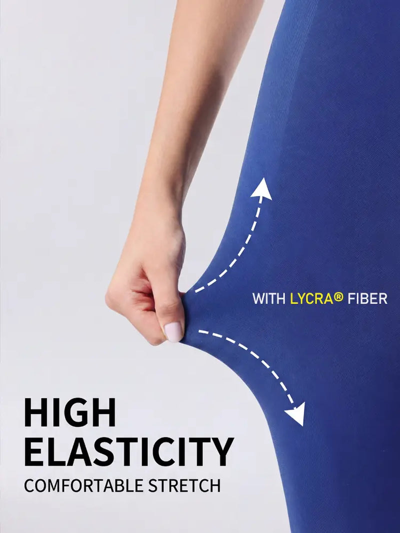 Rasmee Lycra Seamless Yoga Pants for Women, Supportive High-Waisted Tummy Control Leggings,Buttery Soft Stretchy Workout Tights, Sculpting Shapewear Fitness Leggings, Elasticity Slim Fit Gym Outfits, Athleisure Sporty Style Tights