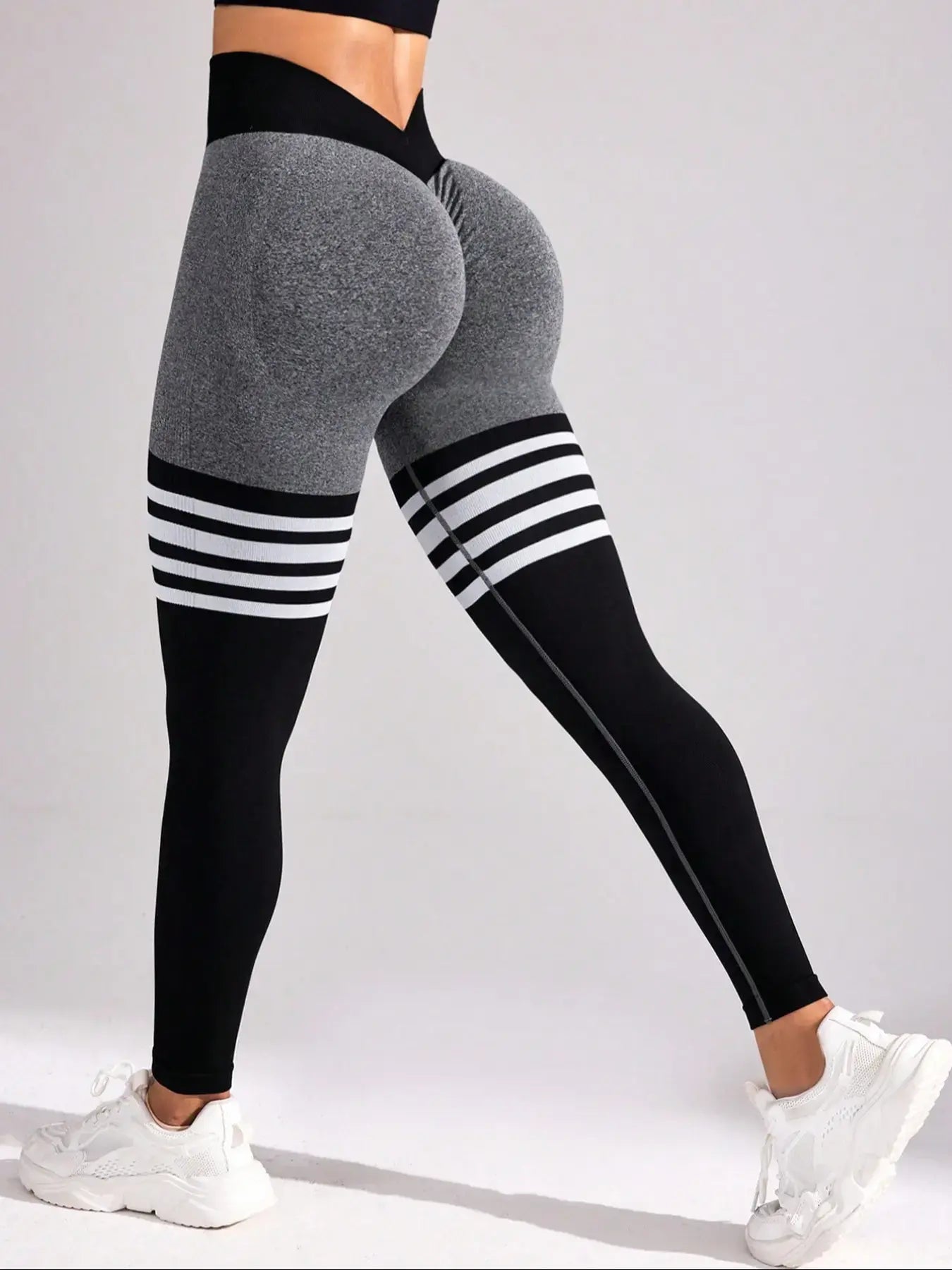 Hijesse Women'S 3 Pack High Waist Seamless Yoga Leggings, Butt Lifting Tummy Control Workout Pants, Stretch Athletic Gym Running Leggings for Daily Sports