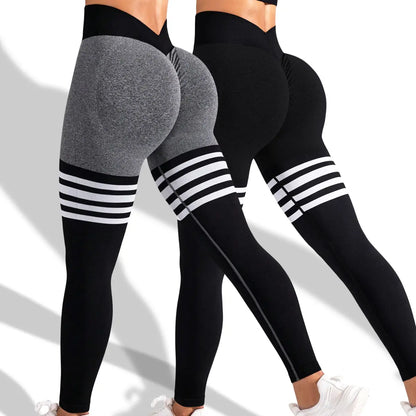 Hijesse Women'S 3 Pack High Waist Seamless Yoga Leggings, Butt Lifting Tummy Control Workout Pants, Stretch Athletic Gym Running Leggings for Daily Sports