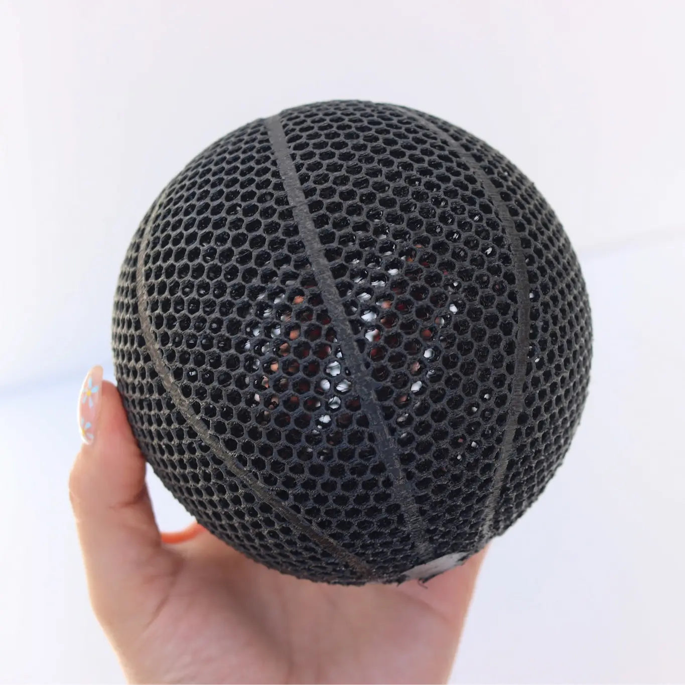 3D Printed - Airless Basketball Bounce Figurine