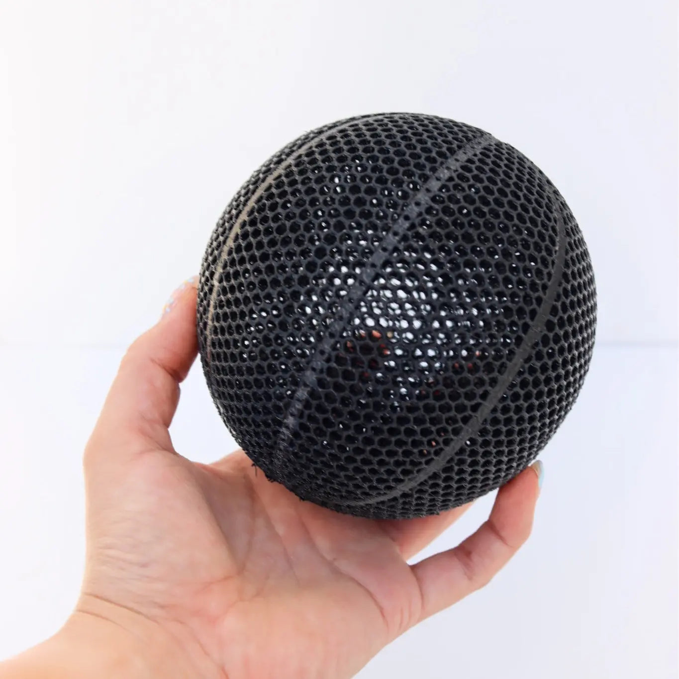 3D Printed - Airless Basketball Bounce Figurine