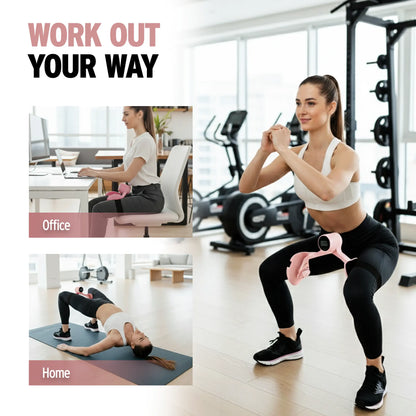 Smart Thigh Trainer for Women with Timer – Inner Thigh & Hip Exerciser, Use at Home or Sitting