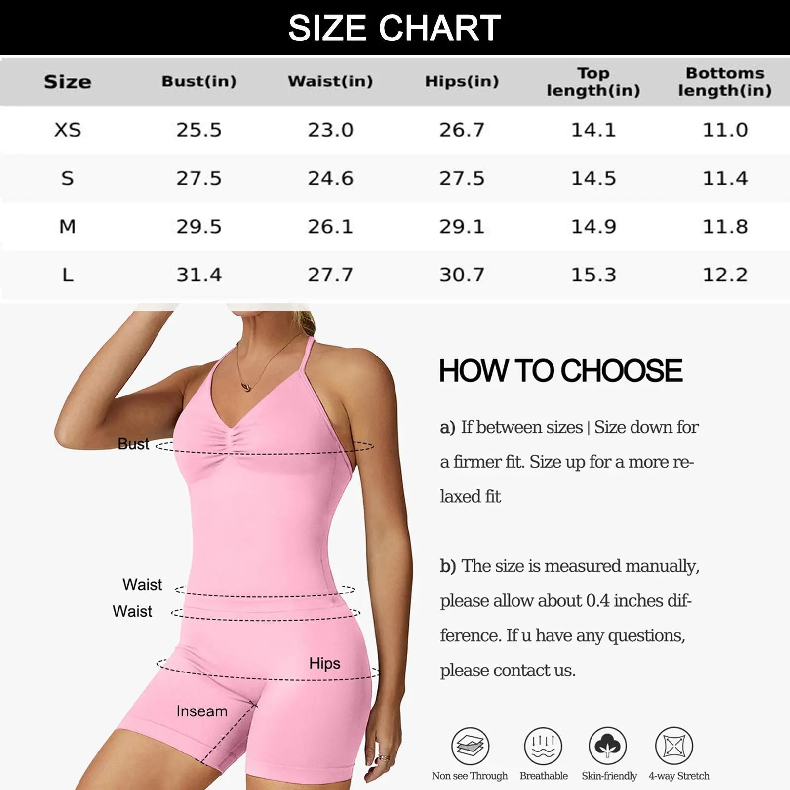 JGS1996 Two-Piece Sports Sets for Women Solid Seamless Halter Tank Top with High Waist Shorts Set for Yoga Fitness Gym Workout Running Breathable & Comfortable Activewear Summer