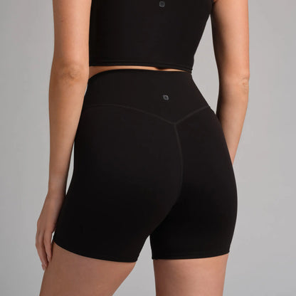 Comfrt | Comfrtcore 5" Biker Shorts | Seamless Front Smooth Fabric Biker Workout Bottom Womenswear