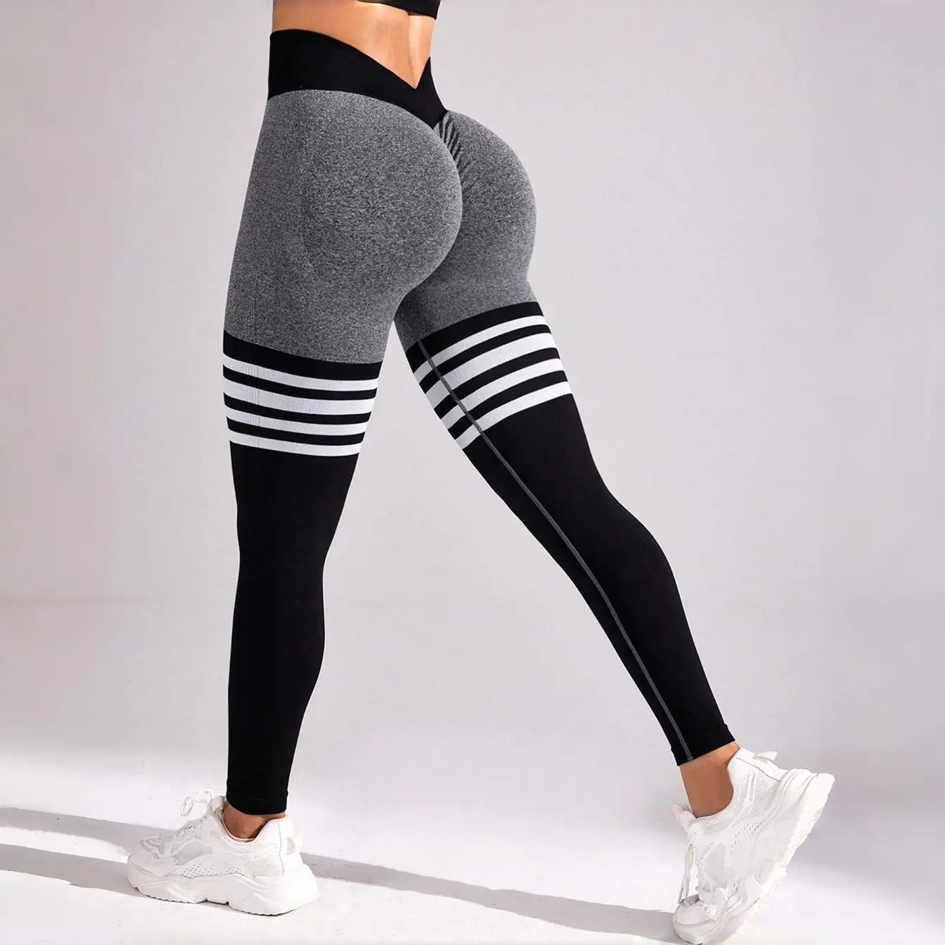 Hijesse Women'S 3 Pack High Waist Seamless Yoga Leggings, Butt Lifting Tummy Control Workout Pants, Stretch Athletic Gym Running Leggings for Daily Sports