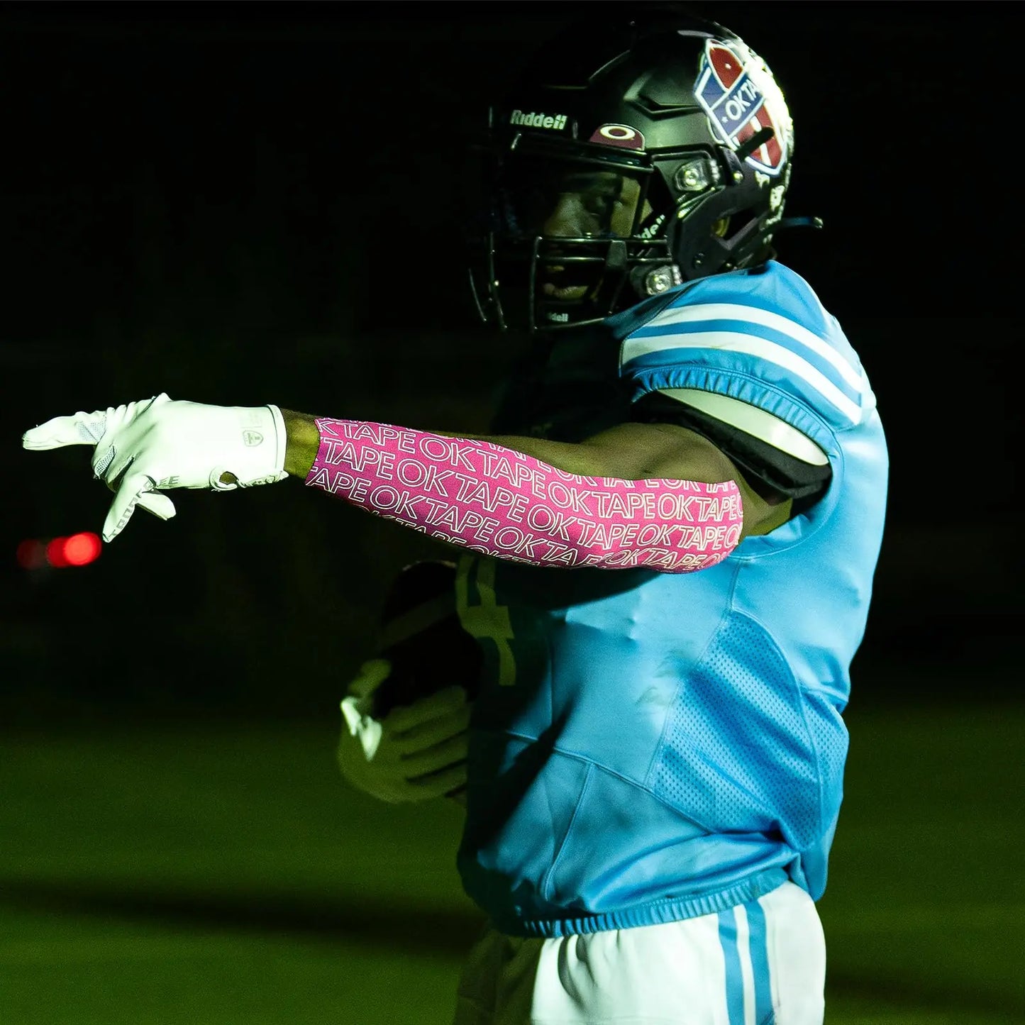 Clearance Sale OK TAPE Turf Tape Football 1 Roll, Extra Wide Kinesiology Tape, Protects Arm from Turf Burn Waterproof Flexible Super Sticky Athletic Tape (4 Inch X 30 Feet) Chestbinding Elbow Wraps